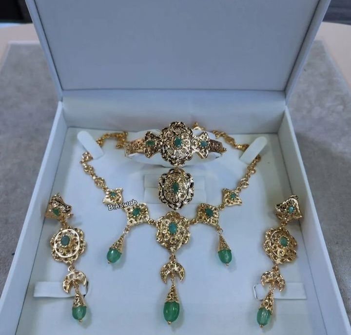 طقم إكسسوارات مغربية فاخرة - لالة خديجة